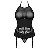 Corset Obsessive Serafia Negru XS-S Thumb 1