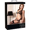 Set Abierta Fina Celeste Negru S Thumb 2