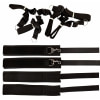 Set Cătușe Fetish Wraparound Mattress Negru Thumb 2