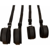 Set Cătușe Fetish Wraparound Mattress Negru Thumb 1