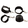 Set Bed Restraint Bondage Negru Thumb 3