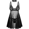 Babydoll Obsessive Donarella Negru XS-S Thumb 2