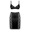 Set Fustă Și Sutien Obsessive Blăniță Negru L-XL Thumb 2