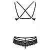 Set Obsessive 860-SET Negru L-XL Thumb 3