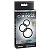 Silicone 3-Ring Stamina Set Negru Thumb 2