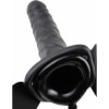 Strap On Cu Vibrații Hollow 20.3cm Negru Thumb 1