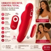 Sweet Smile Vibrator Pentru Chiloți: 10 Moduri, Reîncărcabil Roșu Thumb 10