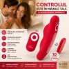 Sweet Smile Vibrator Pentru Chiloți: 10 Moduri, Reîncărcabil Roșu Thumb 9