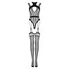 Catsuit Obsessive G327 Negru S-L Thumb 2