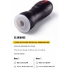 Vibrating Twin Turbo Masturbator Negru Thumb 1
