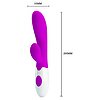 Vibrator Iepuras 30 Functii 21.5cm Mov Thumb 7