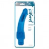 Vibrator Jelly Puzzling Glitter Albastru Thumb 2
