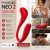 Vibrator Punct G Svakom Phoenix Neo 2 Roșu Thumb 7