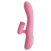 Rabbit Chris Rotativ Reîncărcabil cu Limbă și Braț Pentru Clitoris Roz Thumb 3