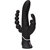 Vibrator Triplu Happy Rabbit Negru Thumb 6