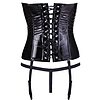 Corset Black Level Vinyl Ivanna Negru M Thumb 1