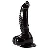 X-Men 18cm Super sized - Jucărie Intimă Neagră cu Ventuză Negru