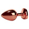 X-MEN Secret Shine Metal Anal Plug Rose Gold Heart M Auriu Thumb 1