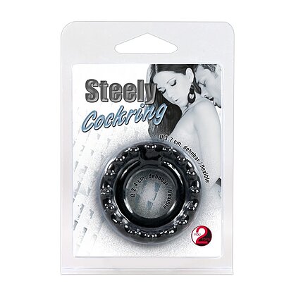 Inel Pentru Penis Steely Negru 4