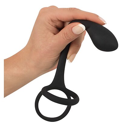 Inel Penis Black Velvets 3 În 1 Negru 3