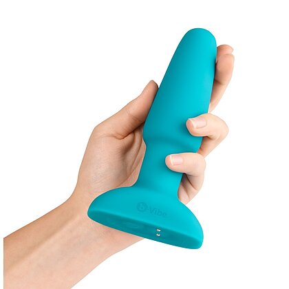 B-Vibe Vibrating Plug Albastru 2