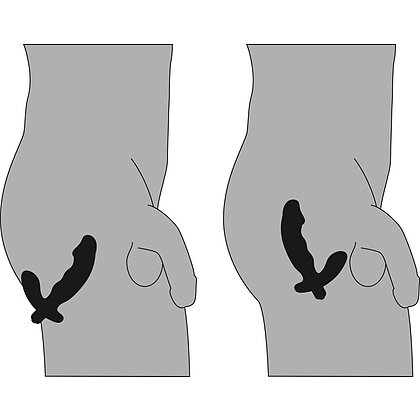 Stimulator Prostată Rebel Penis-Shaped Negru 3