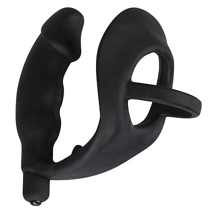 Inel Cu Anal Plug Black Velvets Negru