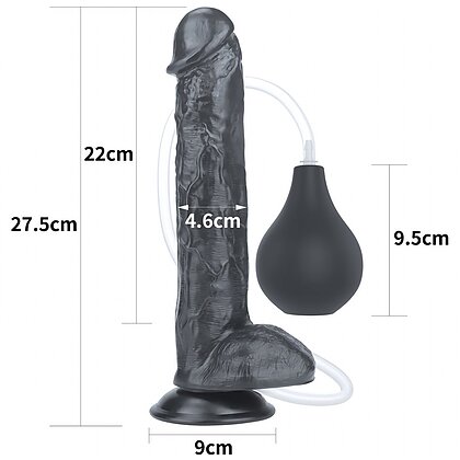 Dildo Realistic 27cm Squirting Negru 4