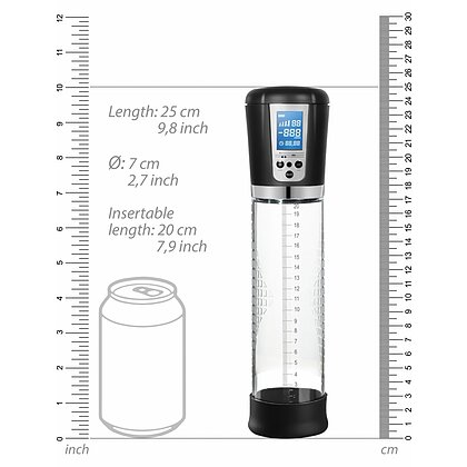 Premium Rechargeable Automatic LCD Pump - Transparent 8