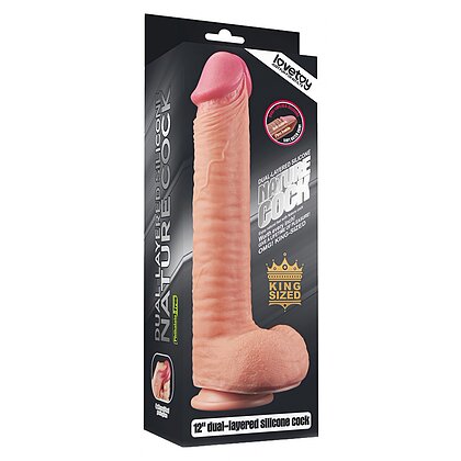 Dildo Dual Layered Platinum 30cm 7