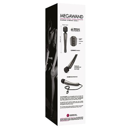 Vibrator Dorcel Megawand Argintiu 6