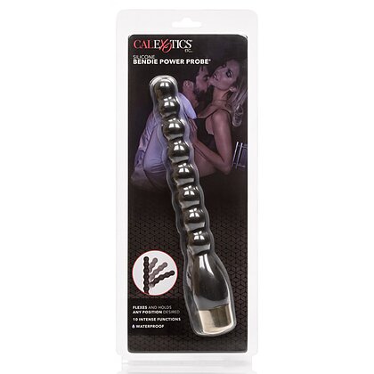 Vibrating Silicone Bendie Power Probe Negru 2