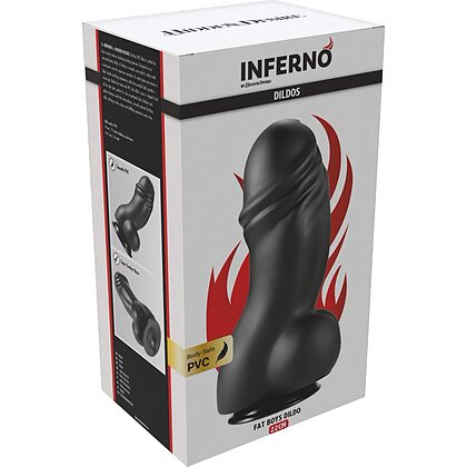 Hidden Desire Fat Boys Dildo PVC 22cm Negru 9