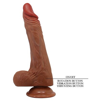 Debra Calisto 25cm – Vibrator Rotativ cu Ventuză Discret 7