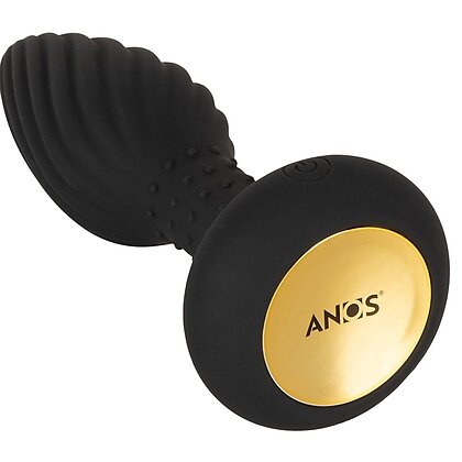 ANOS Plug Anal Rotativ 10 Moduri, Perle Rotative, USB Reîncărcabil Negru 2