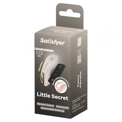 Little Secret Vibrator Pentru Chiloți Satisfyer Gri 7