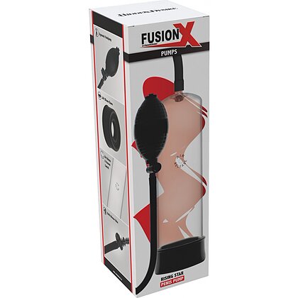 Hidden Desire Rising Star — Pompă Manuală Discretă 18 cm Negru 11