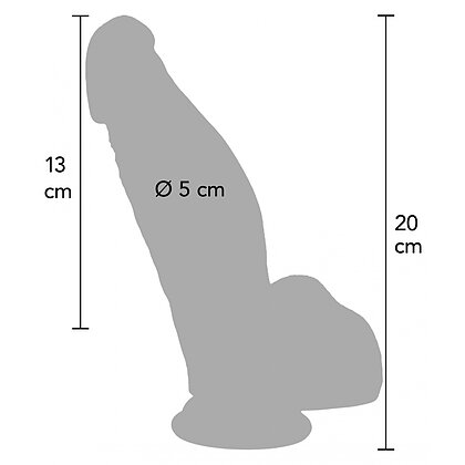 Hidden Desire Dildo Realist 18cm Ventuză Discretă 6
