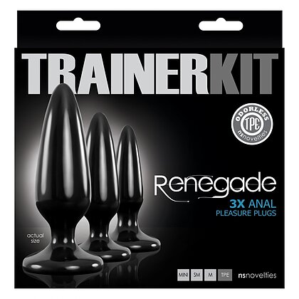 Set Anal Plug Trainer Kit Renegade Negru 2
