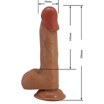 Dildo Catoblepas 20cm Curbat Realist cu Ventuză 5
