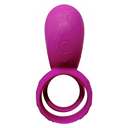 Inel Dublă Stimulare Couples Stimulator Ring Fuchsia 2