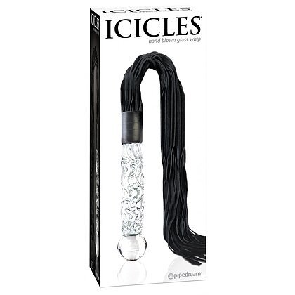 Dildo Din Sticlă Icicles Nr. 38 Transparent 2