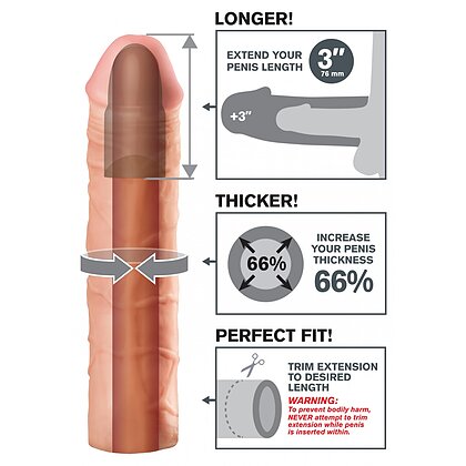 Prelungitor Penis Pipedream 23cm 2