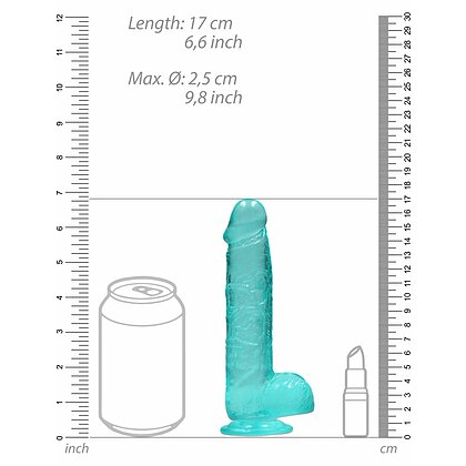 Dildo Realistic 17cm Turcoaz 6