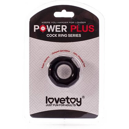 Inel Power Plus Negru 6