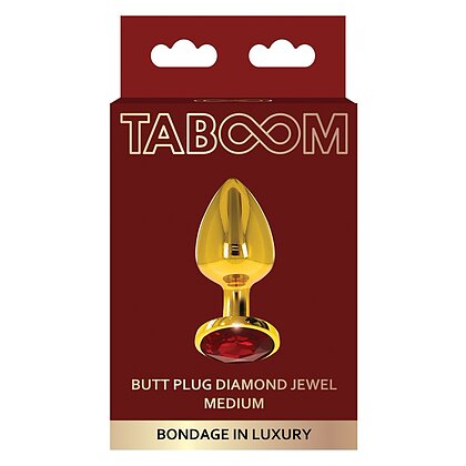 Anal Plug Diamond Jewel Medium Auriu 3