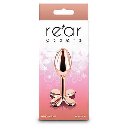 Rear Assets Clover Rose Gold, Dop Anal Din Aluminiu 9.2cm Auriu 4