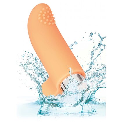 Vibrator Clitoridian Finger Tickler Portocaliu 3