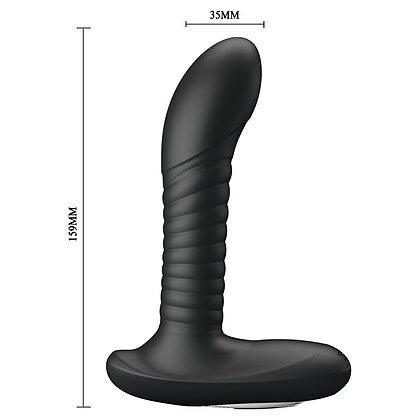 Debra Mr. Play Masator Prostată – 12 Vibrații, 3 Rotații Negru 3