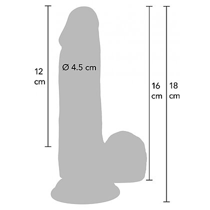 Dildo Realist Hidden Desire 16 cm 5